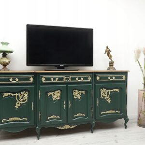 stylowa komoda z litego dębu. po profesjonalnej renowacji.