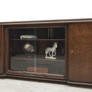 zabytkowa biblioteka z lat 30 tych art deco. po renowacji.