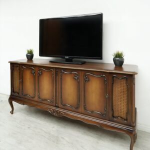 stylowa ażurowa komoda ludwik. po renowacji.