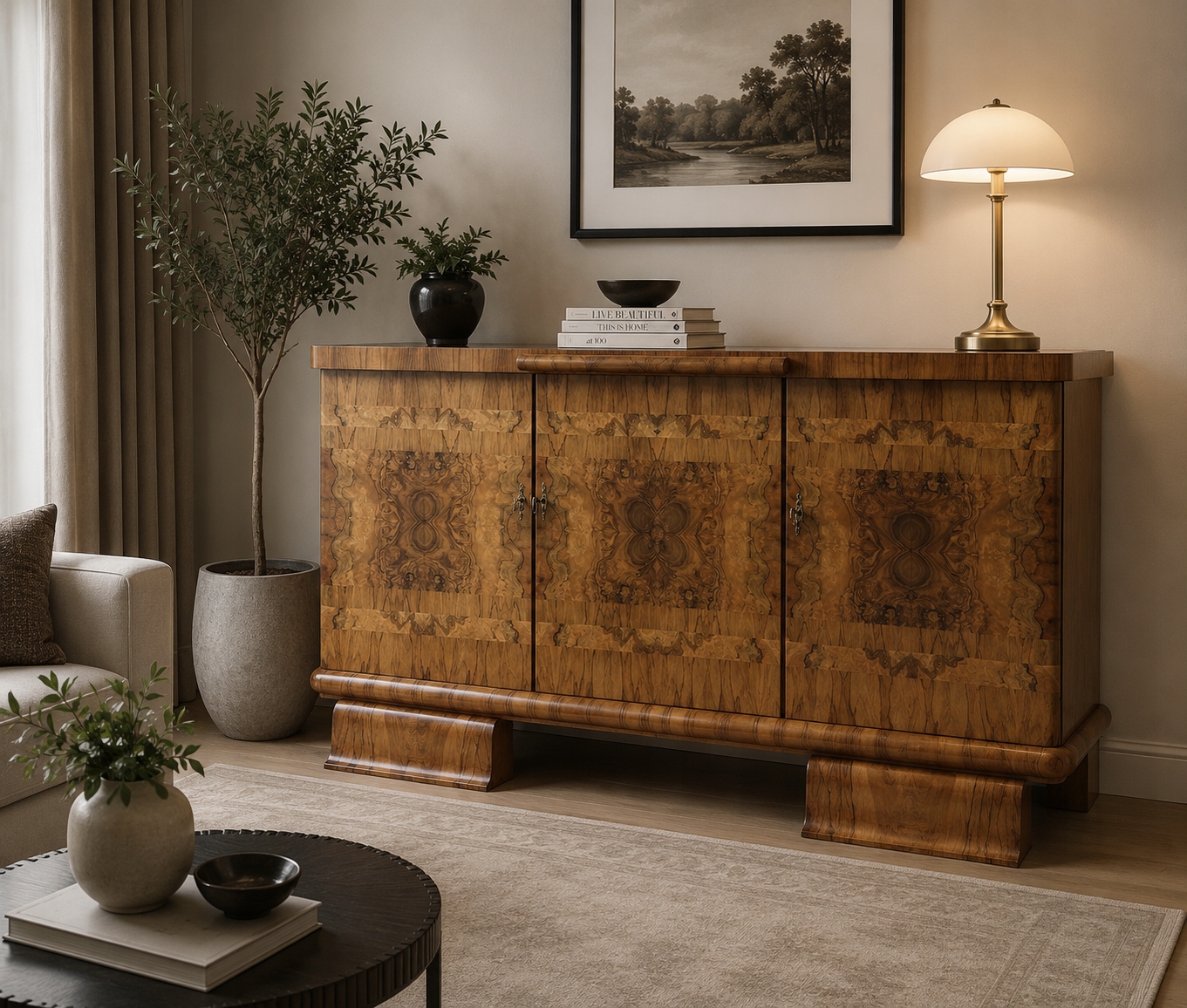 antyczna komoda w stylu art deco z lat 30 tych. po renowacji. antyczna komoda w stylu art deco z lat 30 tych. po renowacji.