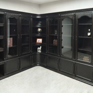 stylowy zestaw biblioteczny. po profesjonalnej renowacji.