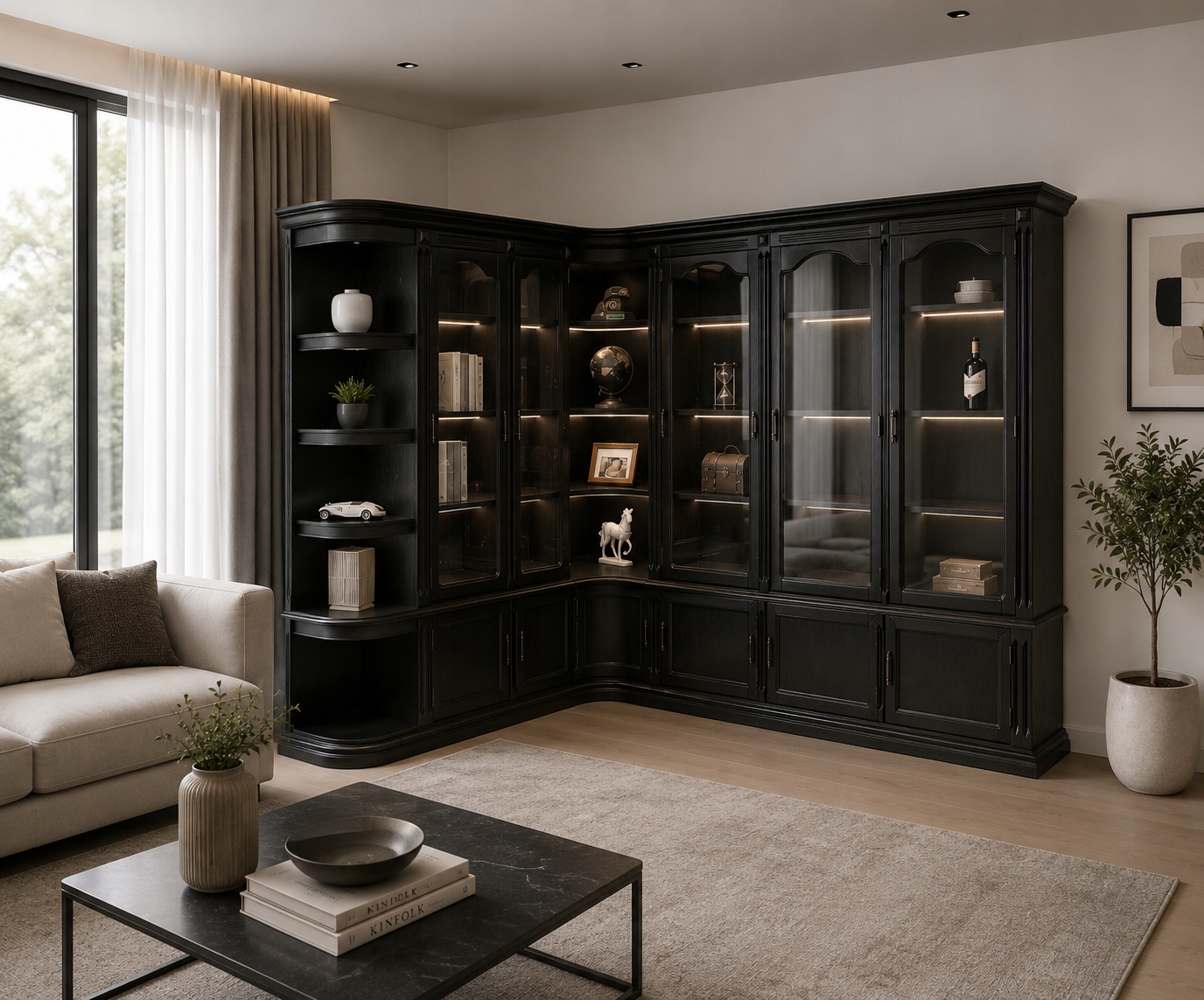 Stylowy zestaw biblioteczny. Po profesjonalnej renowacji. 18699992698